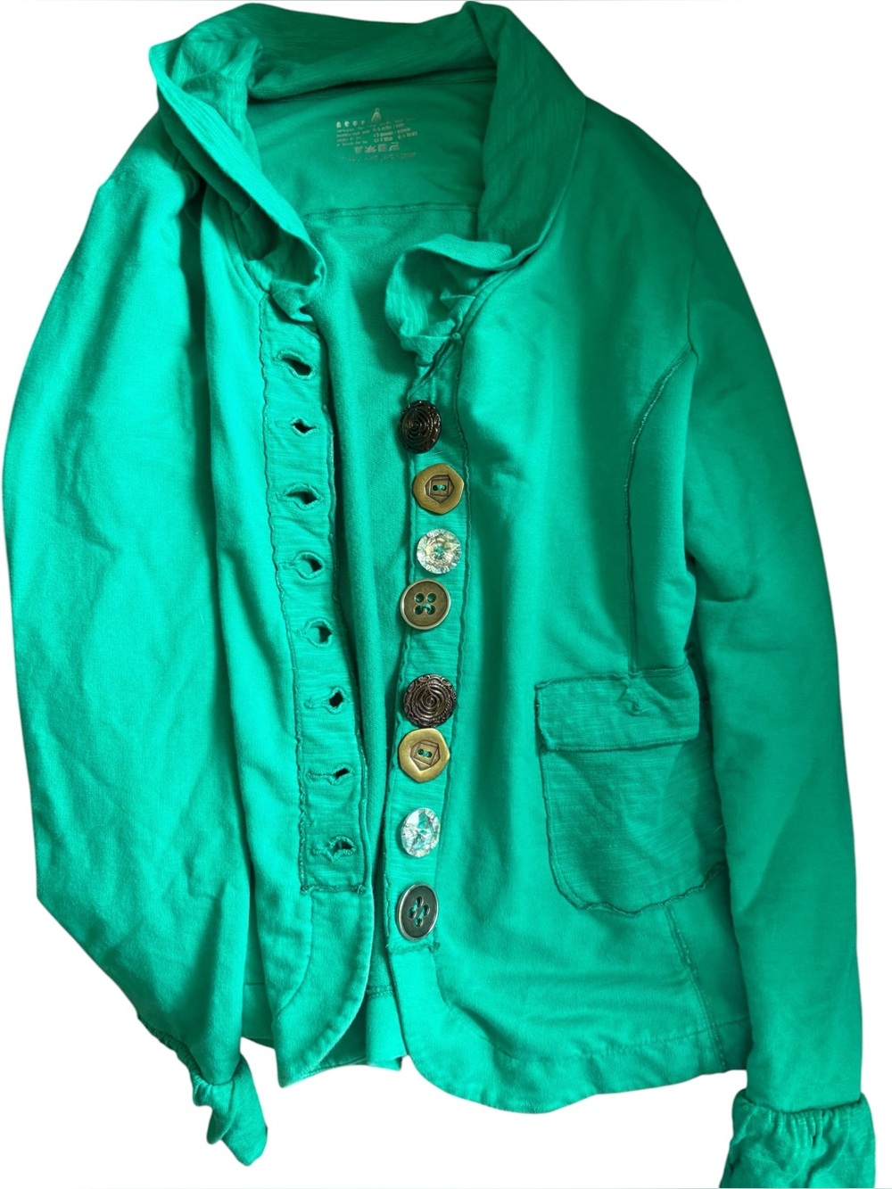 Neon Buddah blazer missing a button!